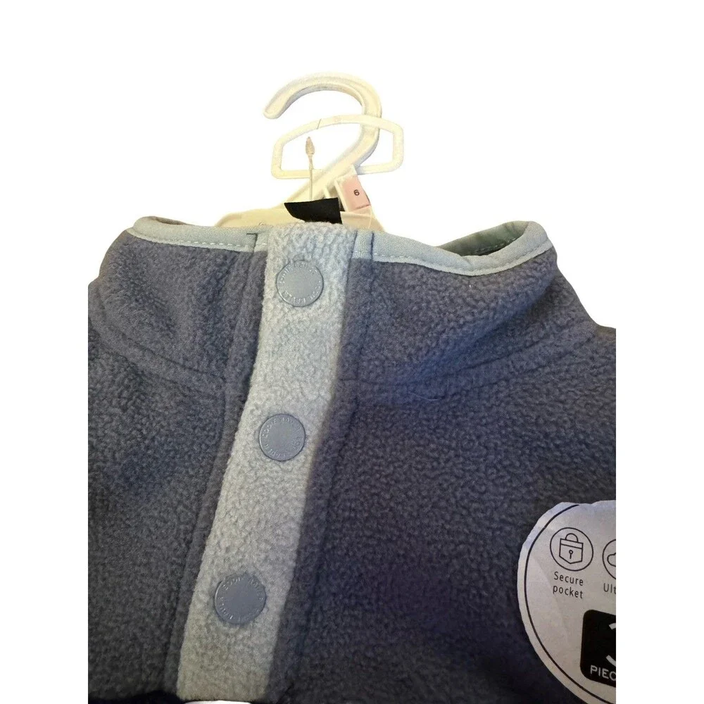 NWT Eddie Bauer 3 Piece Set Boys Size 6 Jacket, Pants And Tshirt Coastal‎ Blue